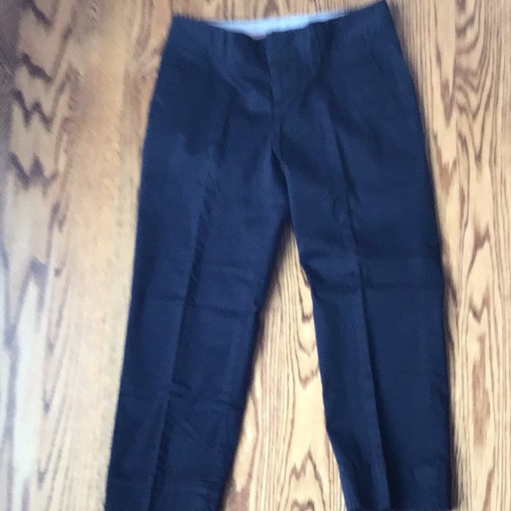 Black cropped pants